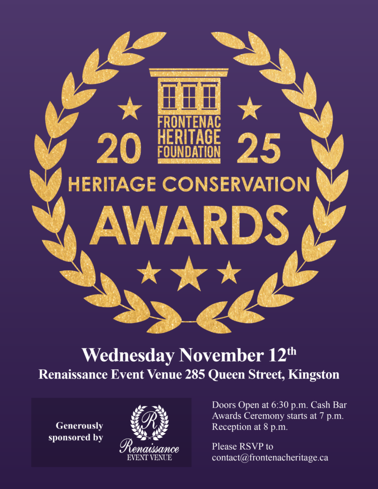 Announcing our annual award ceremony event to honour exceptional heritage conservation by owners and trades. Join us to celebrate this important work.